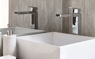 Chrome Finish Grohe Faucets