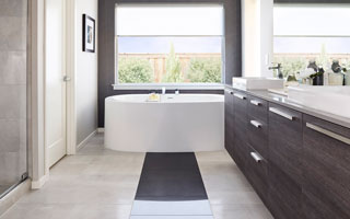 designer free standing tub