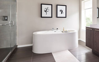 designer free standing tub