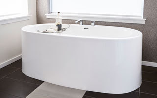 designer free standing tub