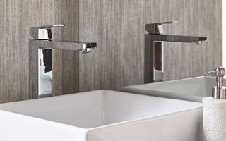 Chrome Finish Grohe Faucets